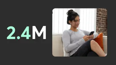 2.4 million users