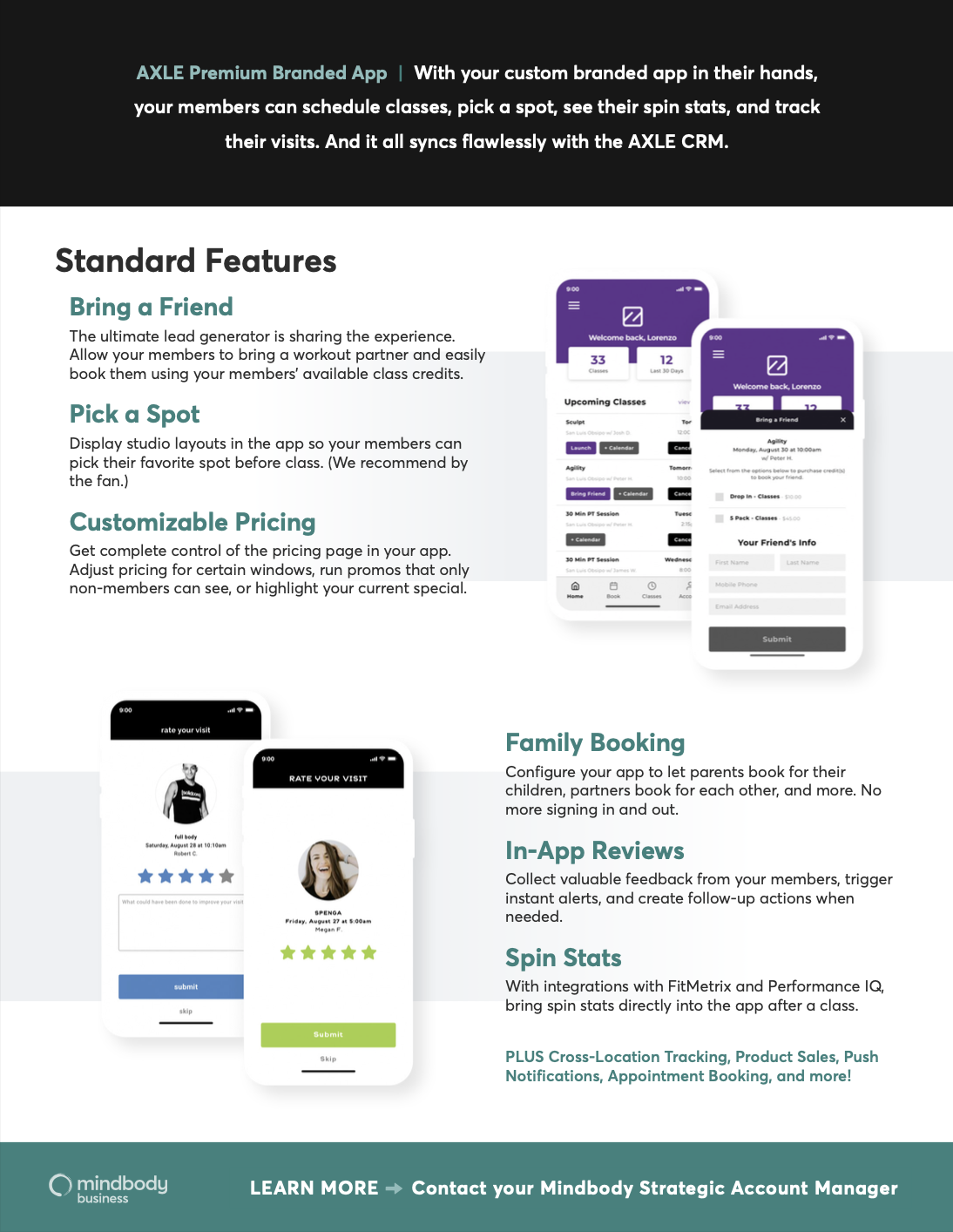 AXLE CRM x Mindbody Mindbody
