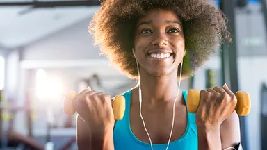 woman in gym great customer experience