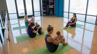 A Class at Hapa Yoga