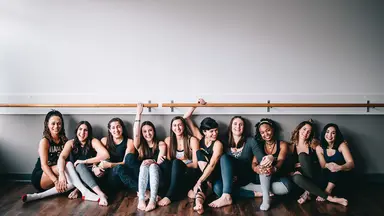 A group of women at a Barre & Soul location