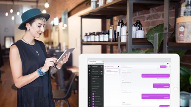 A person using Bowtie on their iPad
