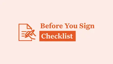 Before You Sign Checklist