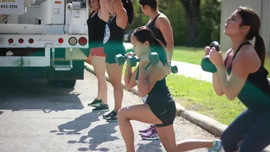 A workout at Your Destination Fit