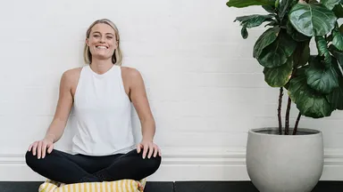 A woman in Happy Melon Studios