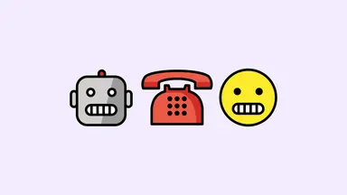 robot phone face emoji