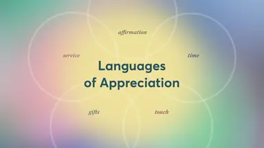 languages of appreciation visual