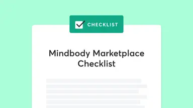 Mindbody Marketplace Checklist graphic
