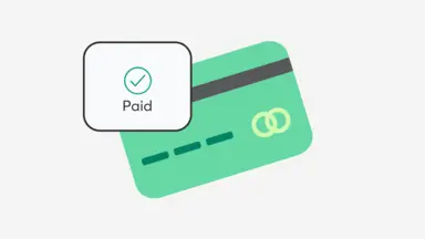 An icon representing payment processing