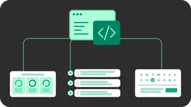 A diagram demonstrating how one can build customized software with Mindbody APIs