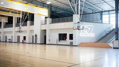 A photo of the gym at M7 Sports.