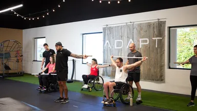 A physical therapy facility 