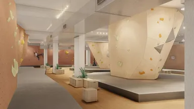 The inside of Boulder Planet