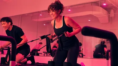 A Pilates class