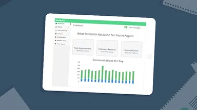 Frederick software dashboard screen