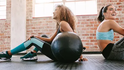 Women working out