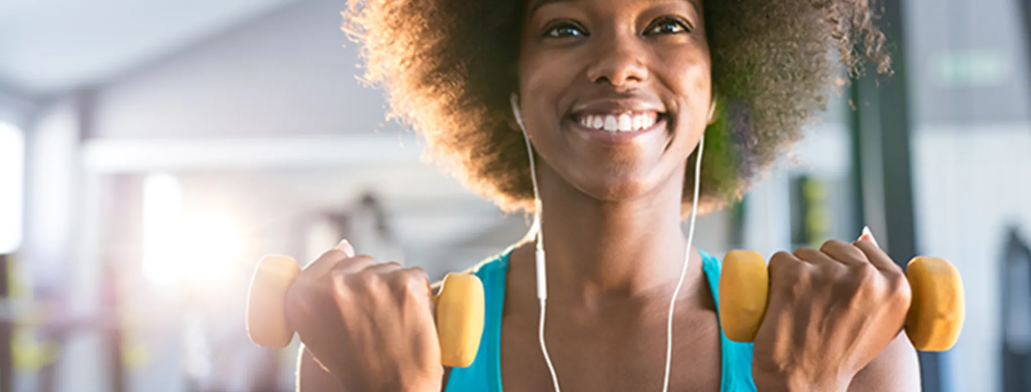 woman in gym great customer experience