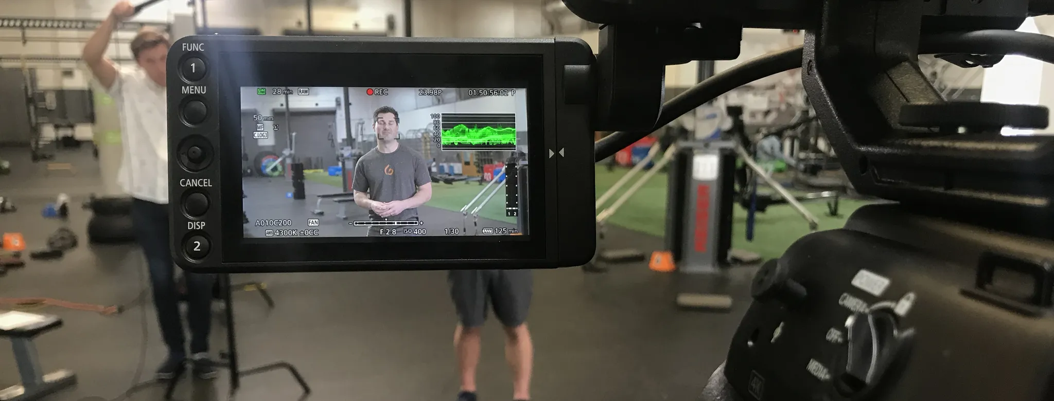 A camera in-use at Gymnazo