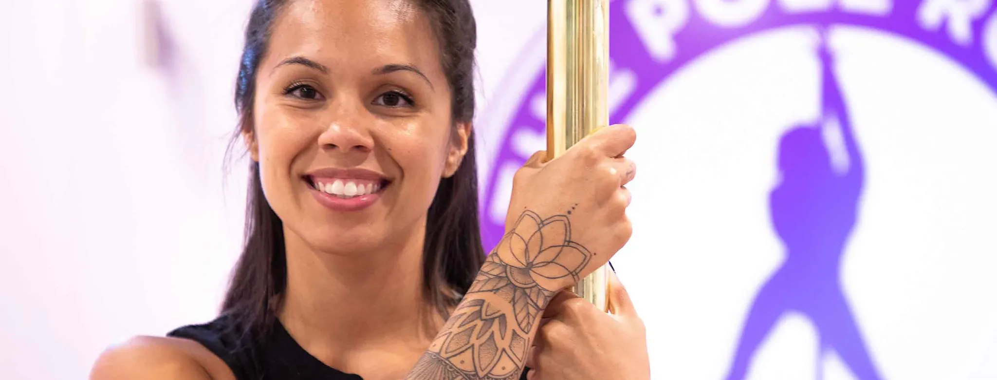 A woman at The Pole Studio