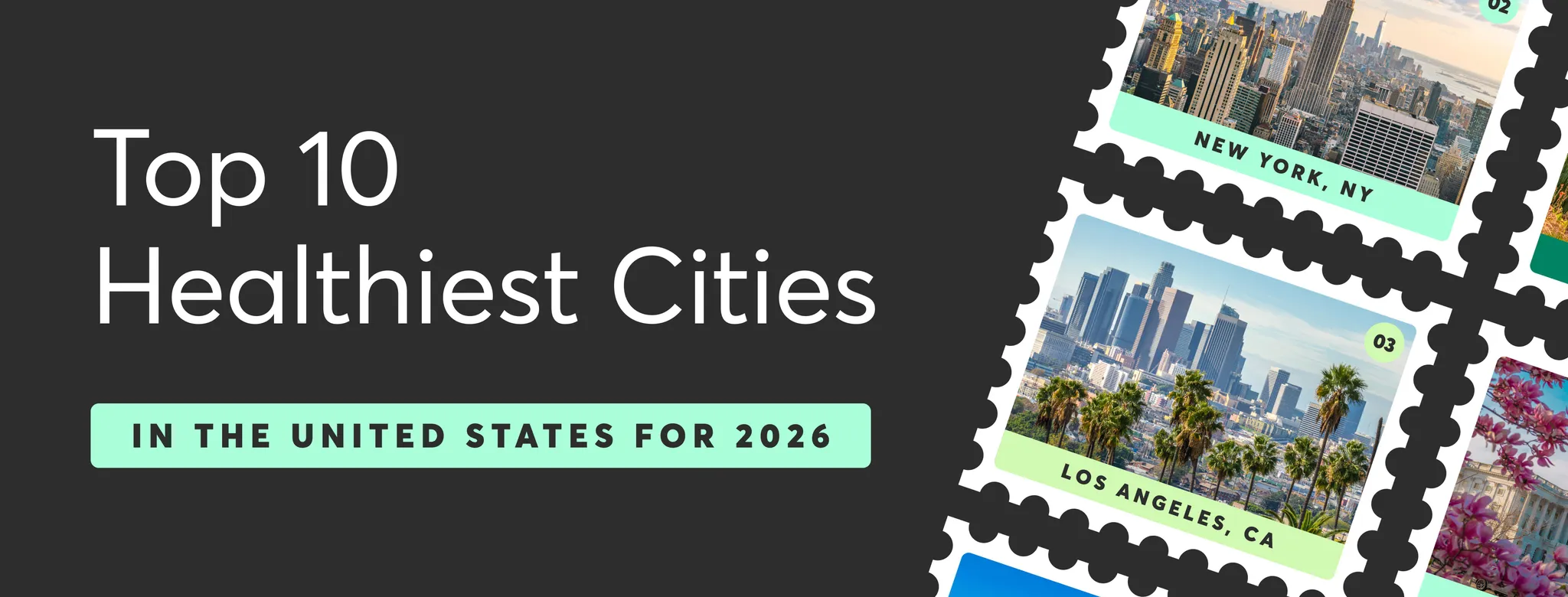 Healthiest cities header