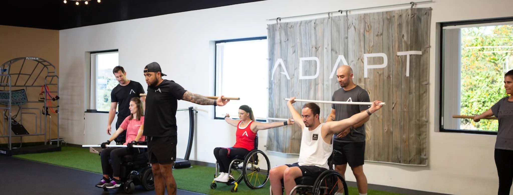 A physical therapy facility