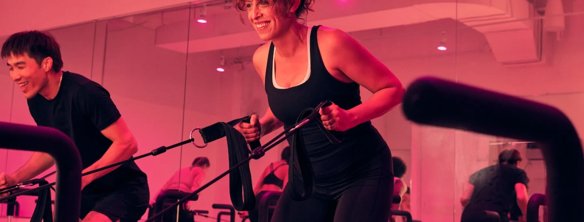 A Pilates class
