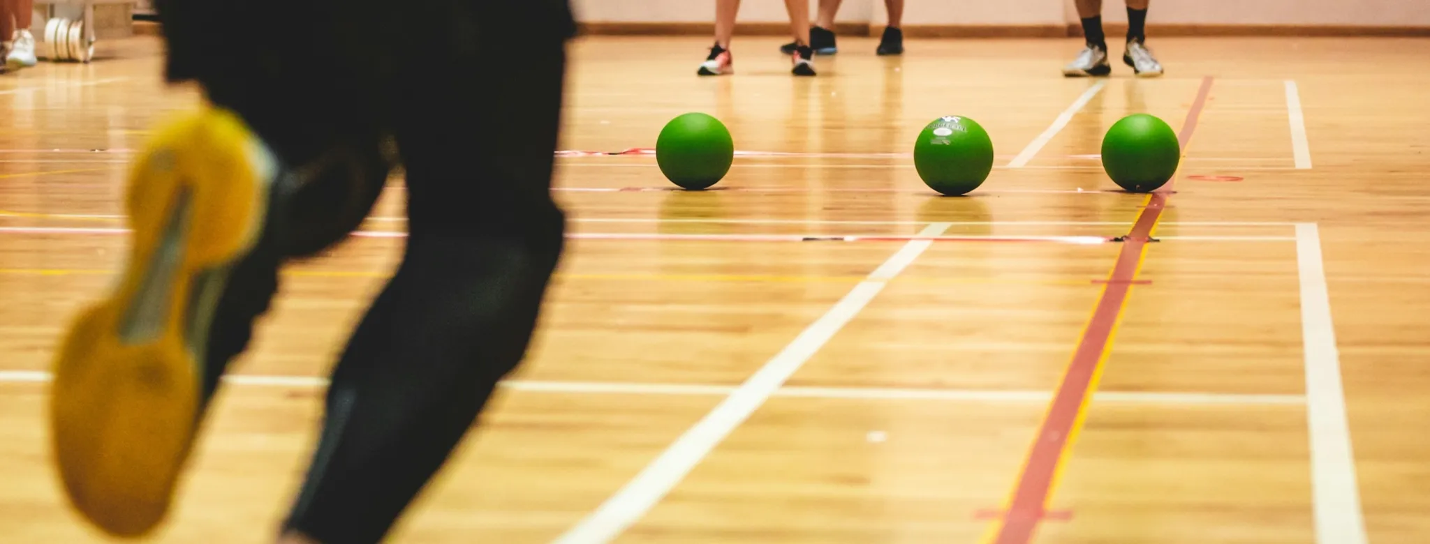 People playing sports at a facility