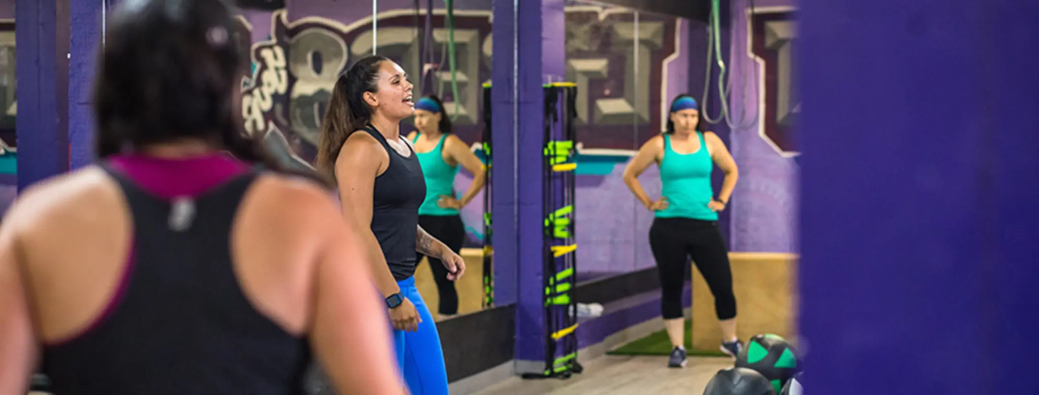 A class at Liber8Fit Underground in San Diego, CA