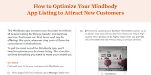 How to Optimize Your Mindbody App Listing