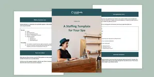 Staffing template for your spa