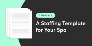 A Staffing Template for Your Spa graphic