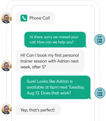 Screenshot showing how Messenger[ai] helps automate your marketing.
