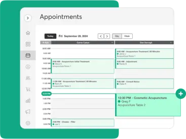 interactive scheduling interface