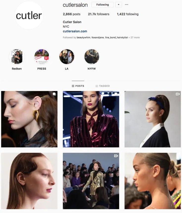 Cutler Studio Instagram