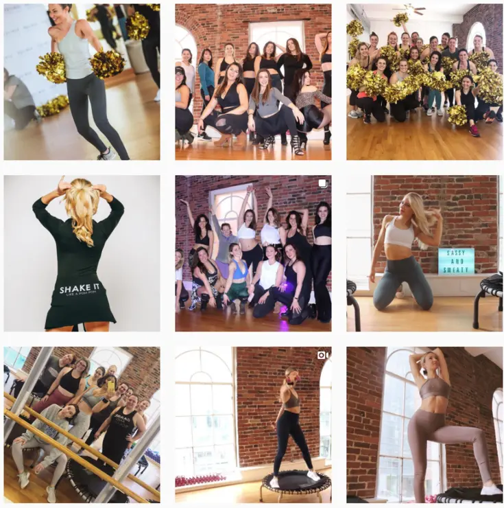 Barre Groove Instagram page