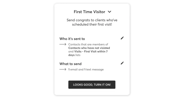 Never miss it: how to send a welcome message to a client