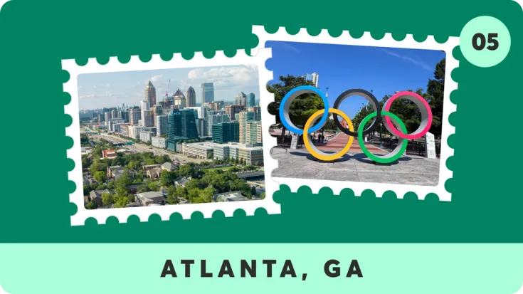 5. Atlanta, GA 