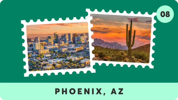 8. Phoenix, AZ 
